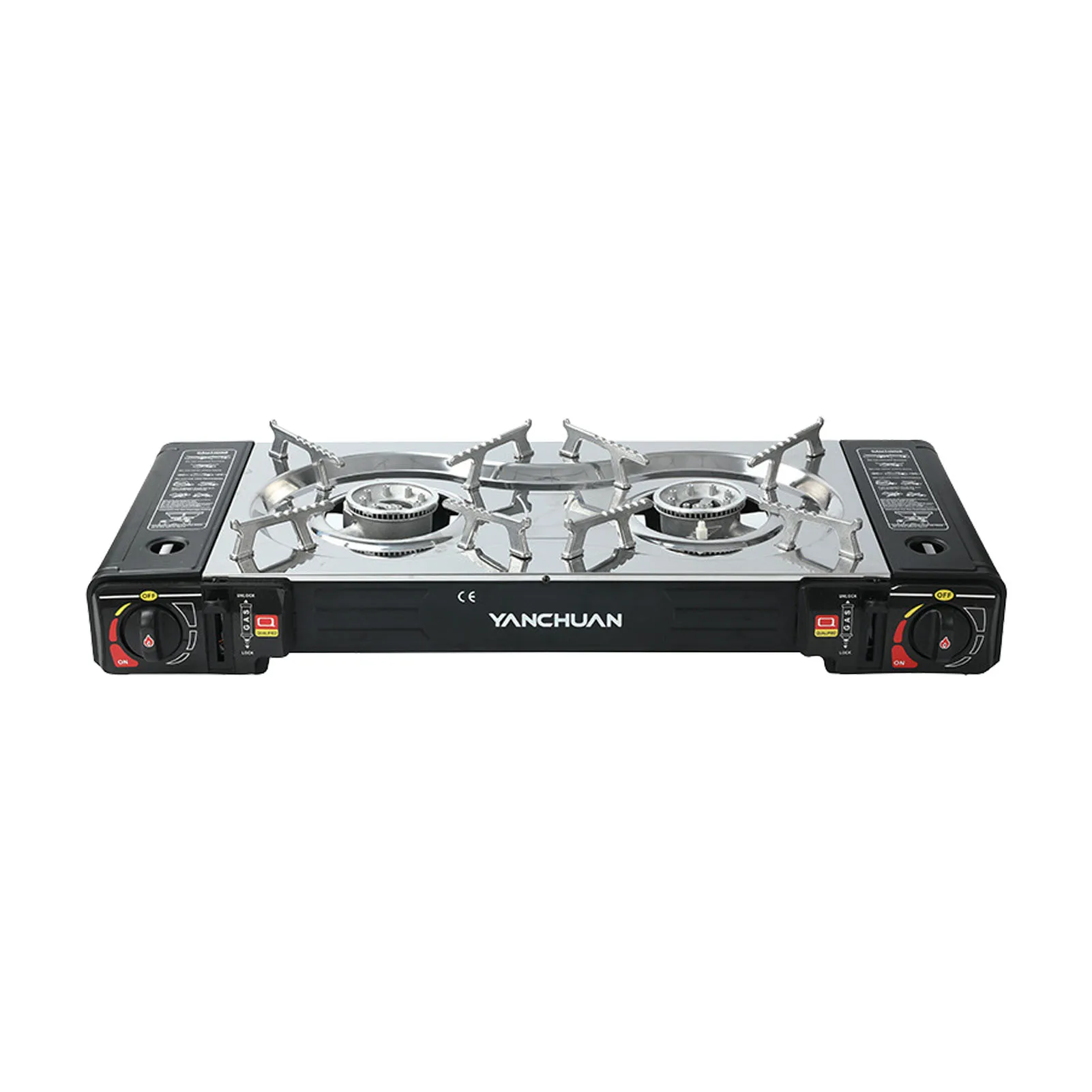 

Portable Gas Stove Strong And Durable Double Stove Cooktop Multiple Protection Small Gas Range Suitable For Outdoor Home