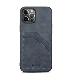 Denior Shockproof Card Slot Phone Case - iPhone 12 Mini(5.4