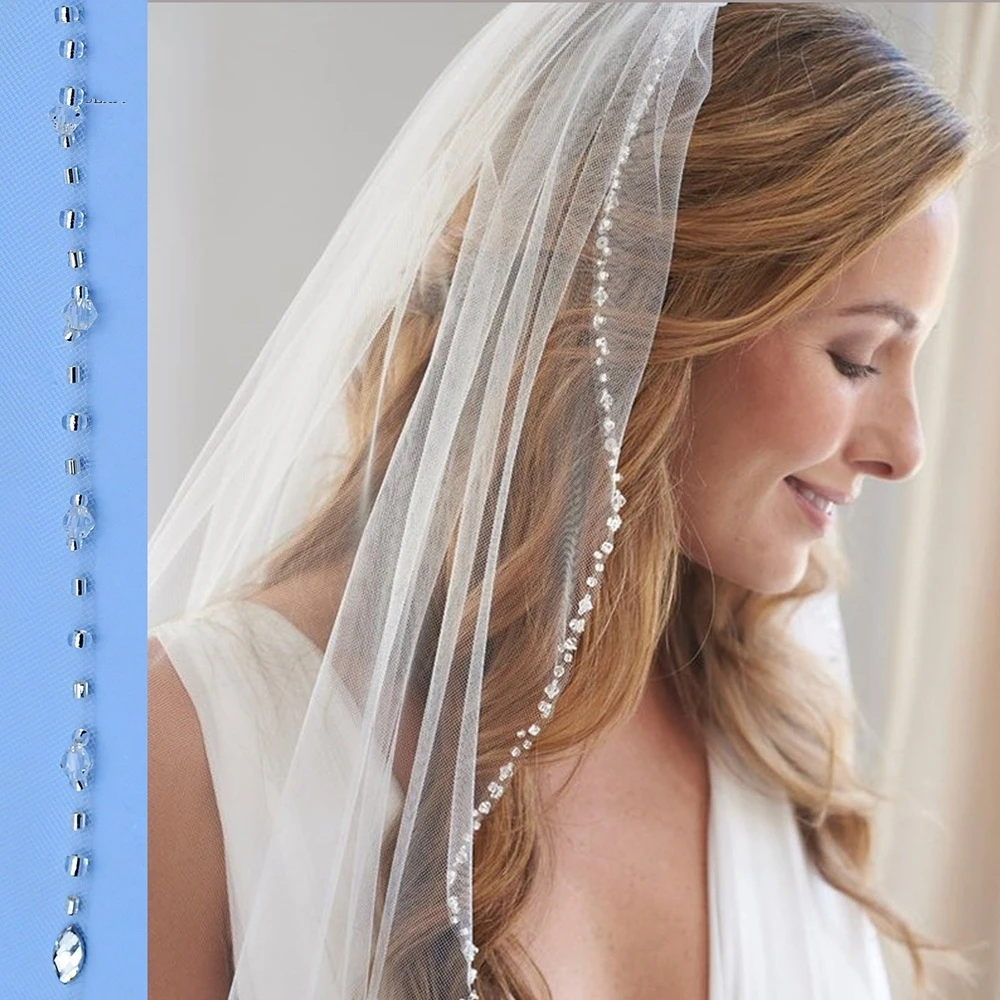 

Wedding Hair Accessories Party Dresses Bridal Veil Handmade Tassel Beads Photo Props Hair Comb Luxury Woman Ceremony Bridesmaid