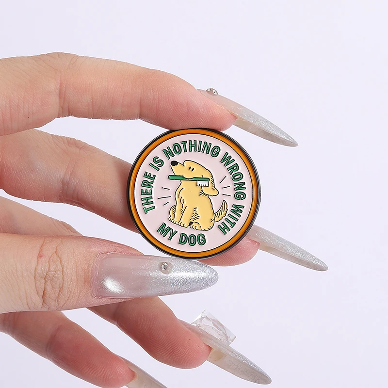 ALLE HUNDE SIND GUTE HUNDE Emaille Pins Niedliche Hunde Metall Broschen Mode Revers Abzeichen Rucksack Kleidung Schmuck Geschenk für Freunde