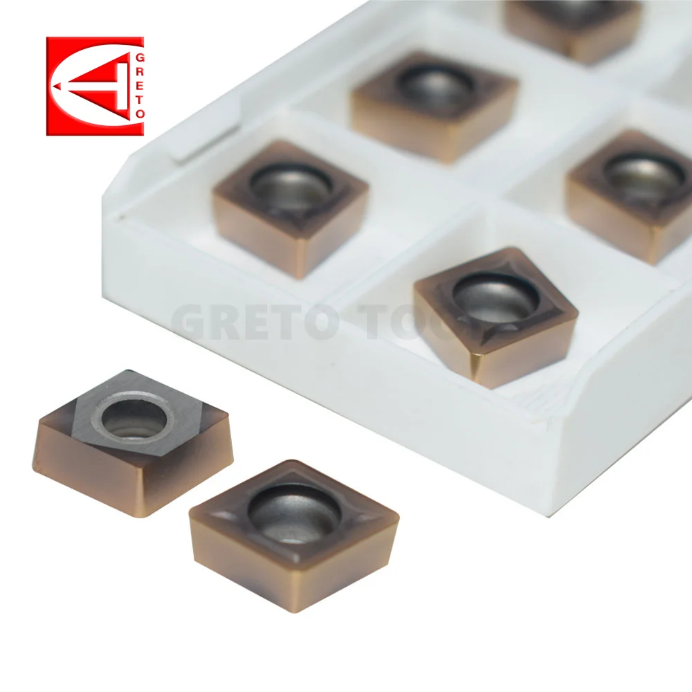 

GRETO CCMT09T308-GSM GT4204 Cemented Carbide Cutting Turning Tool For Metal Cut CCMT 09T308 GSM