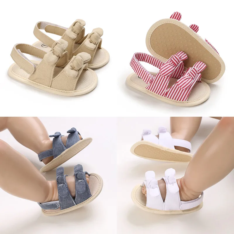 

Lovely 0-18M Newborn Baby Girls Summer Shoes Sandals First Walkers Newborn Shoes Casual Soft Sole Sandals Toddler Shoes