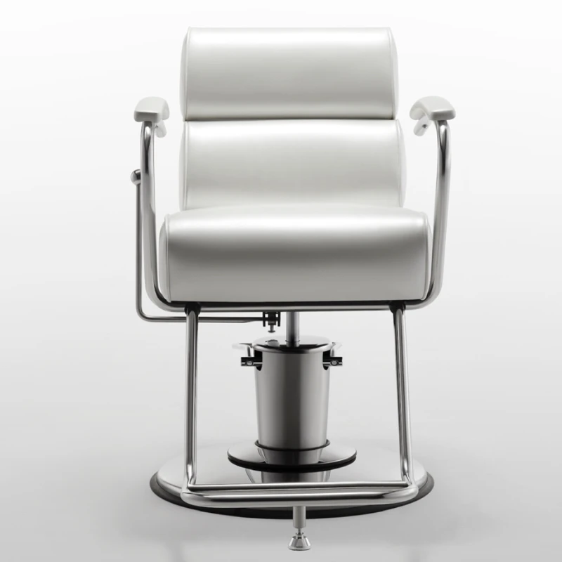 Cosmetic Barber Chairs Recliner Hairdressing Professional Metal Barbershop Makeup Chair Vanity Silla De Barberia Salon Furniture
