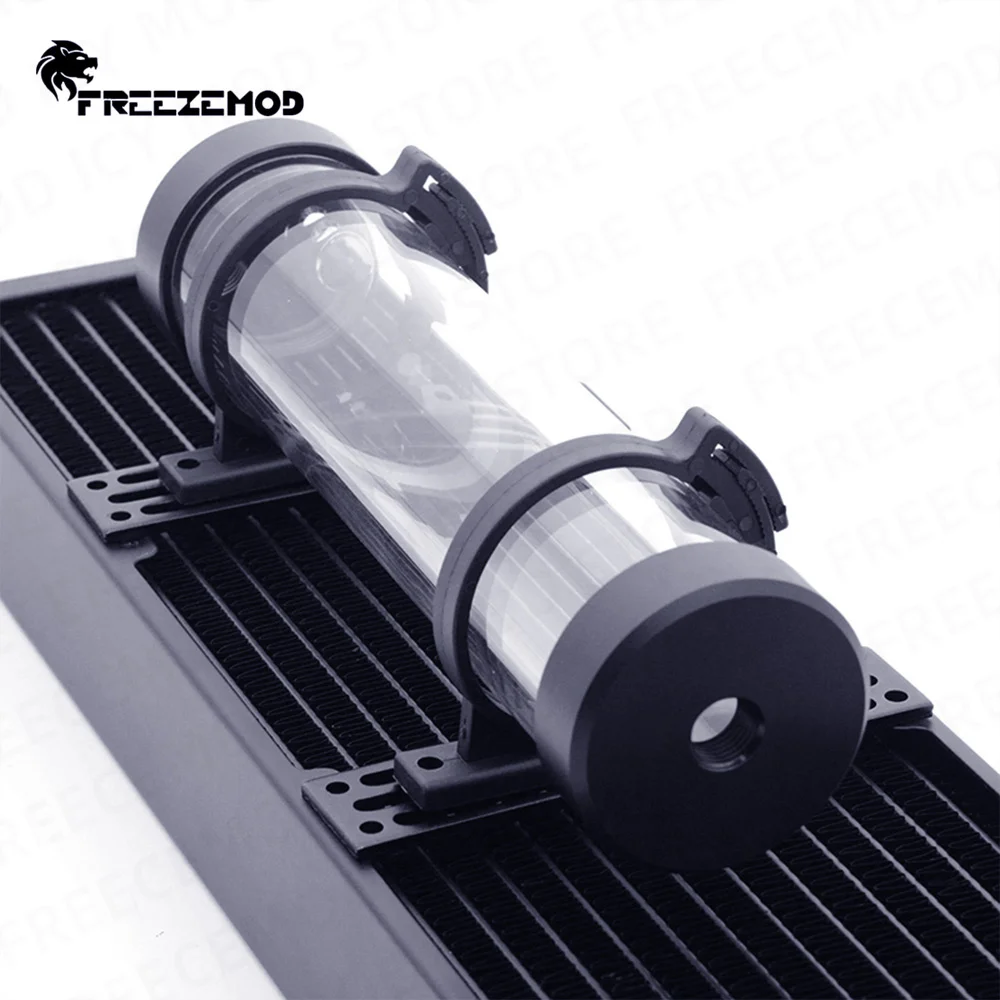 Zemod Cilíndrico Reservatório Tanque de Água Transperante Tampa Pom od 50 mm Saídas 320 mm Tamanho cm 12 cm 17 cm 22 cm 27 cm 32cm 320 Milímetros - Imagem 3