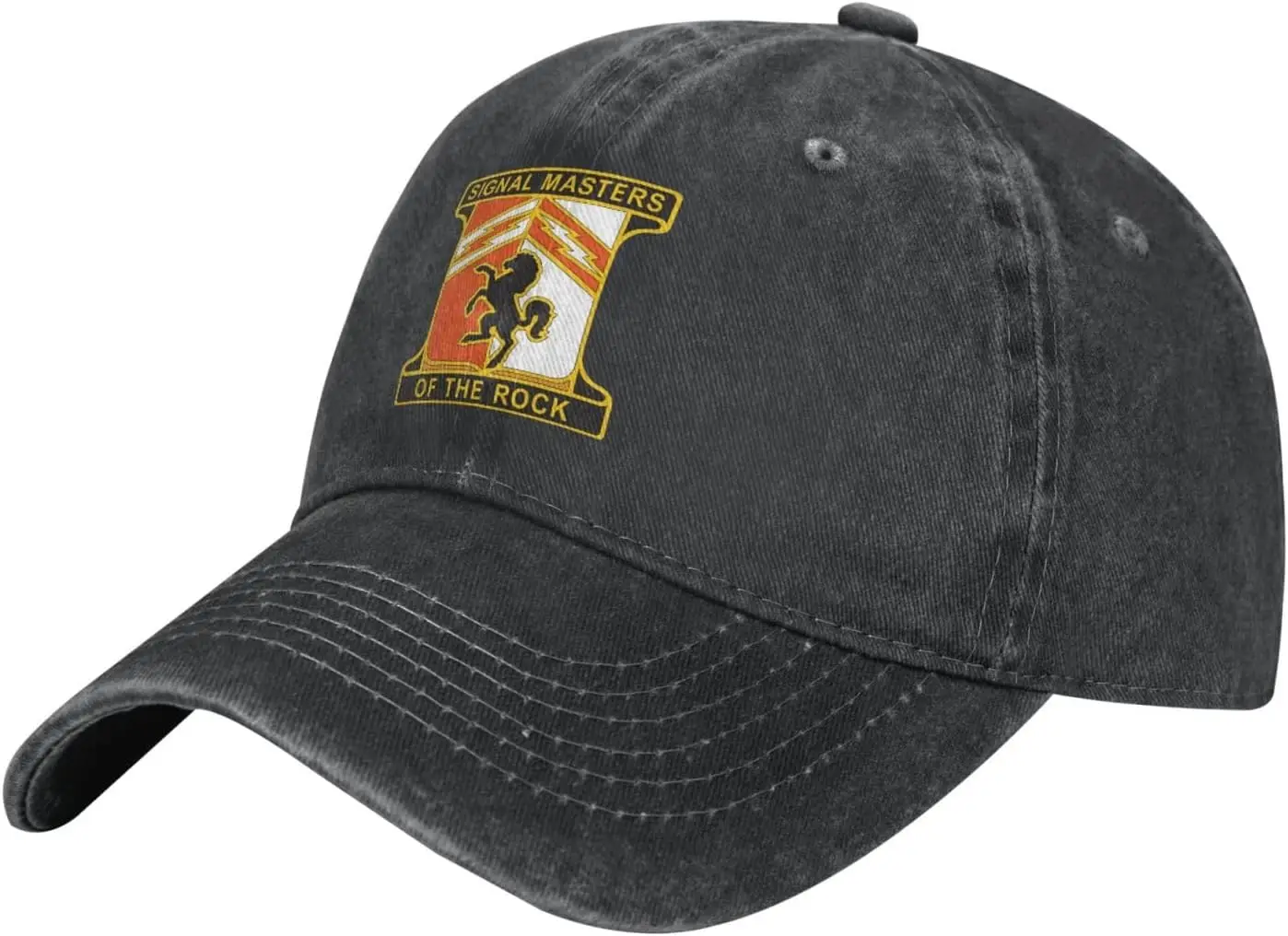 

US Army 114th Signal Battalion Trucker Hat-Baseball Cap Washed Cotton Dad Hats Navy Military Caps