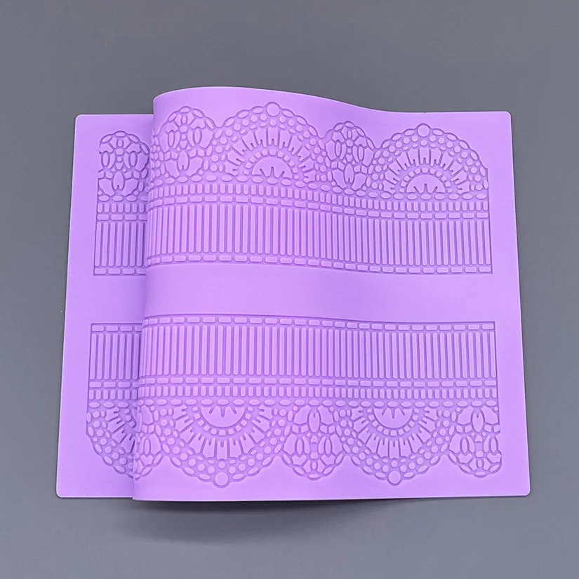 

CT-408 Silicone Baking Mat To Create Sugar Laces Cake Fondant Decorating Tools
