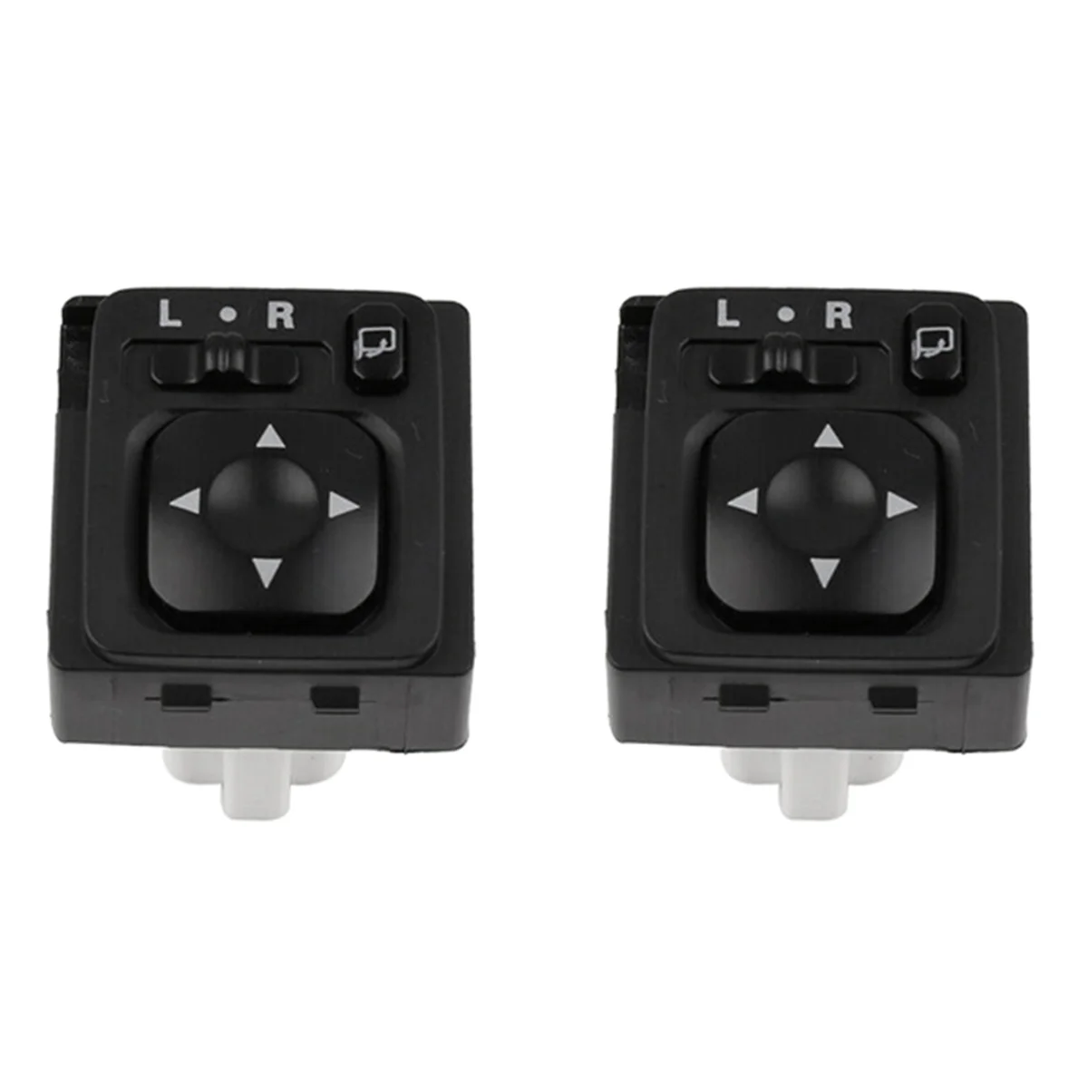 

2 шт., кнопка переключателя для зеркала заднего вида