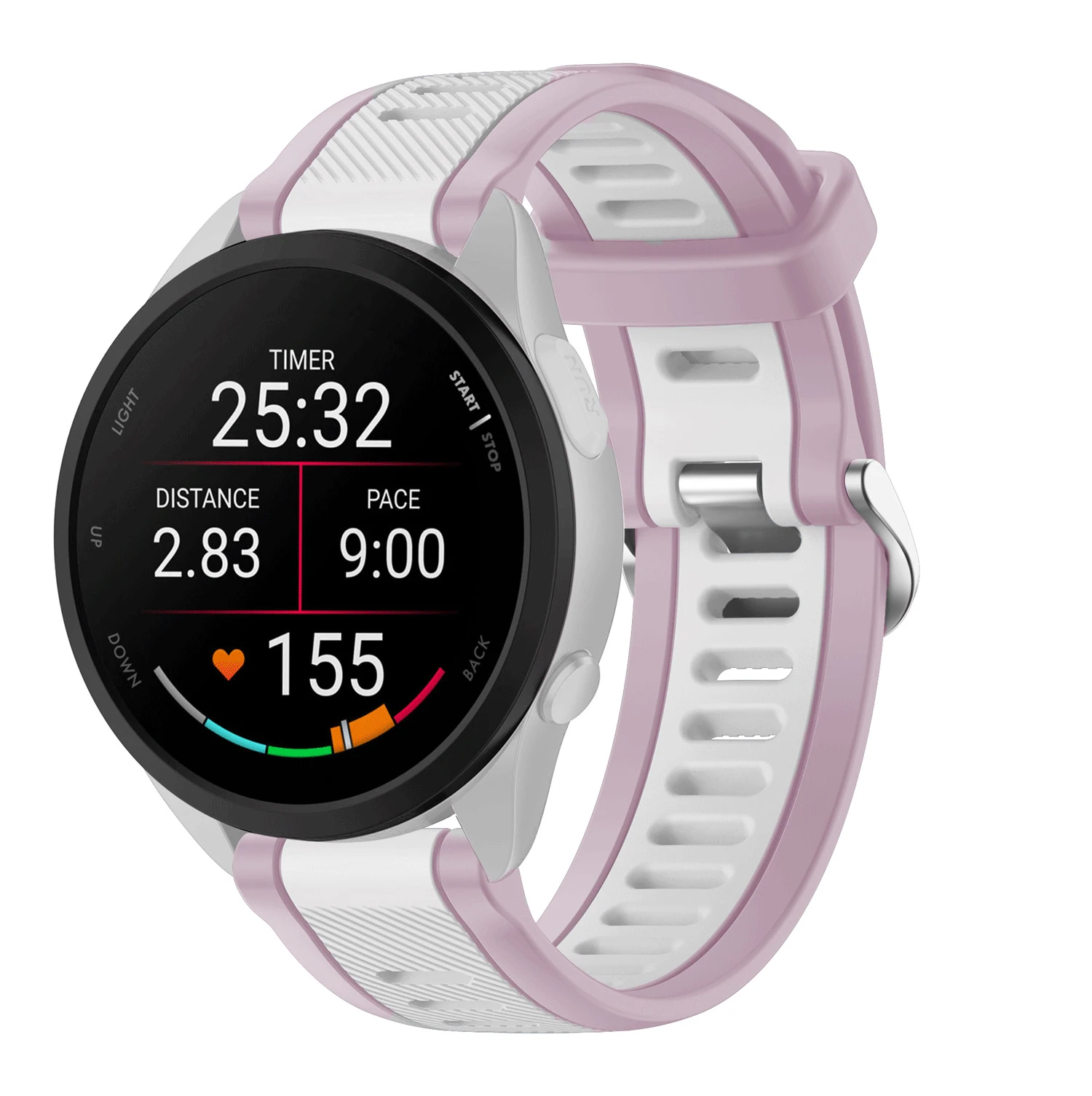 Versatile Silicone Watch Strap - Multiple Sizes Available