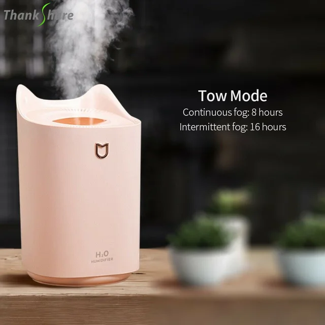 3000ml Air Humidifier Essential Oil Atomizer Large Capacity Ultrasonic  Colorful Lights Home Appliance USB Air Diffuser For Home 2