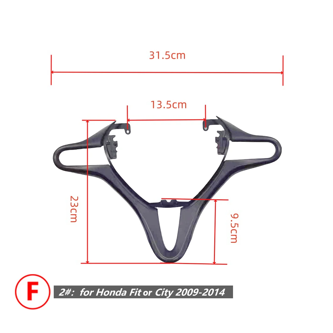 Steering Wheel Decorative Strip For Civic 8th 2006-2011 For Honda Fit City 2009-2014 steering wheel decorative strip