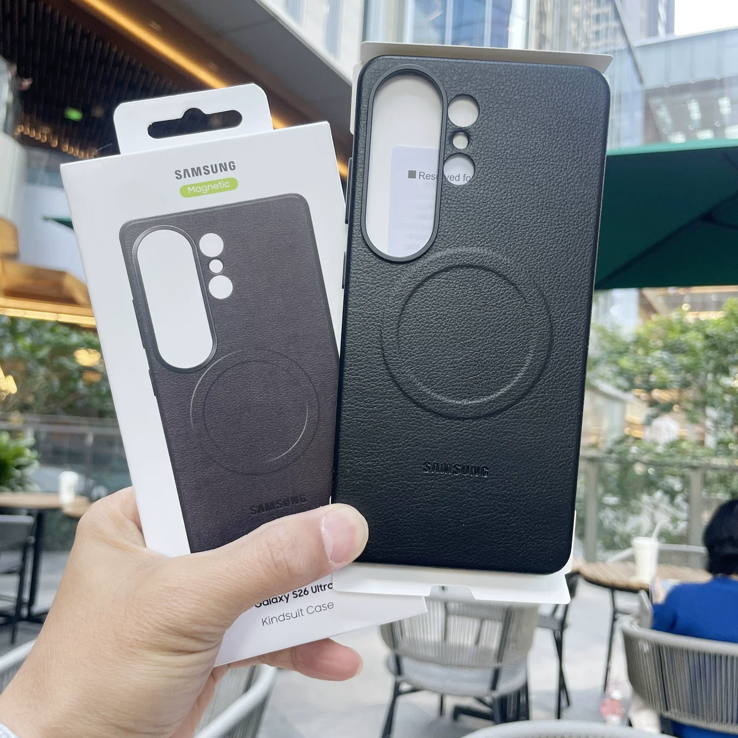 Leather Magnetic Phone Case with Matte Lens Protection