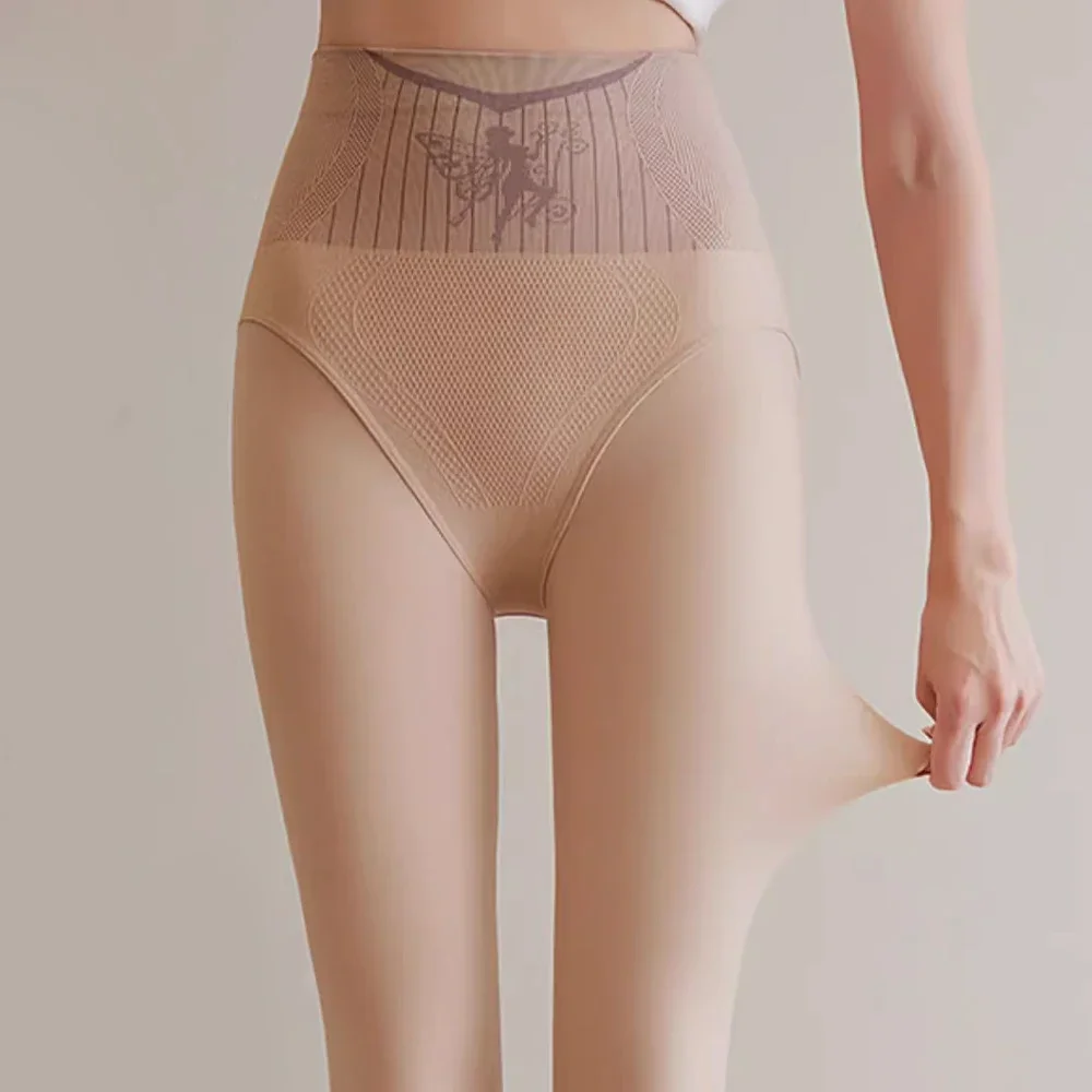 Description Picture 6 of itemThicken Warm Tights For Women Winter Thermal Stockings Leggings Sexy Translucent Fleece Velvet Tights Pantyhose Female Pants