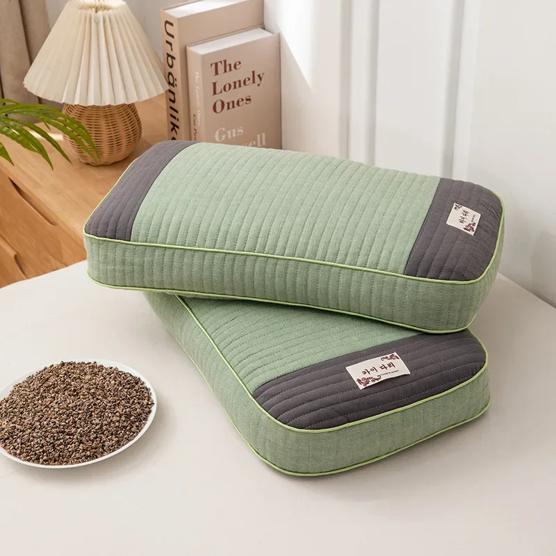 כוסמת המסורתית כוסמת כותנה אורגנית בגודל סטנדרטי כרית כותנה אורגנית עם טכנולוגיה טבעית עבור שינה שינה כרית שינה