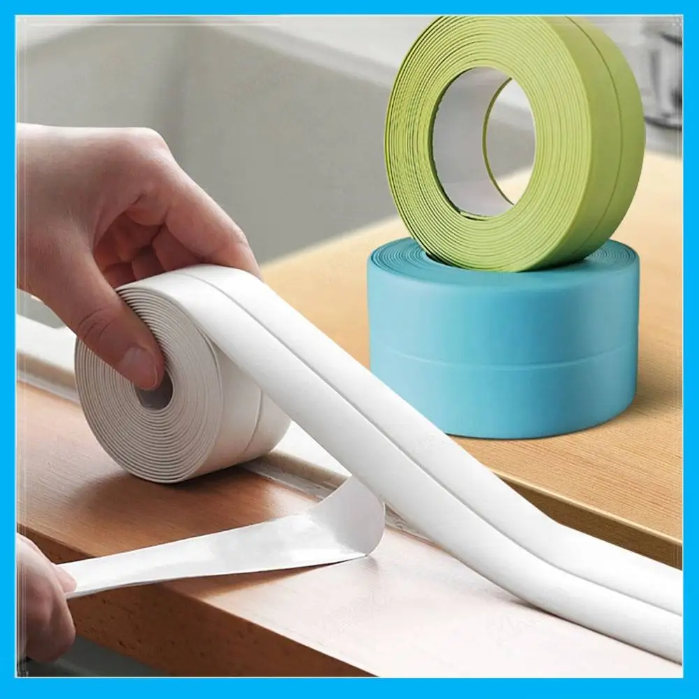 Shower Bath Sealing Strip Tape Caulk Strip Self Adhesive Waterproof