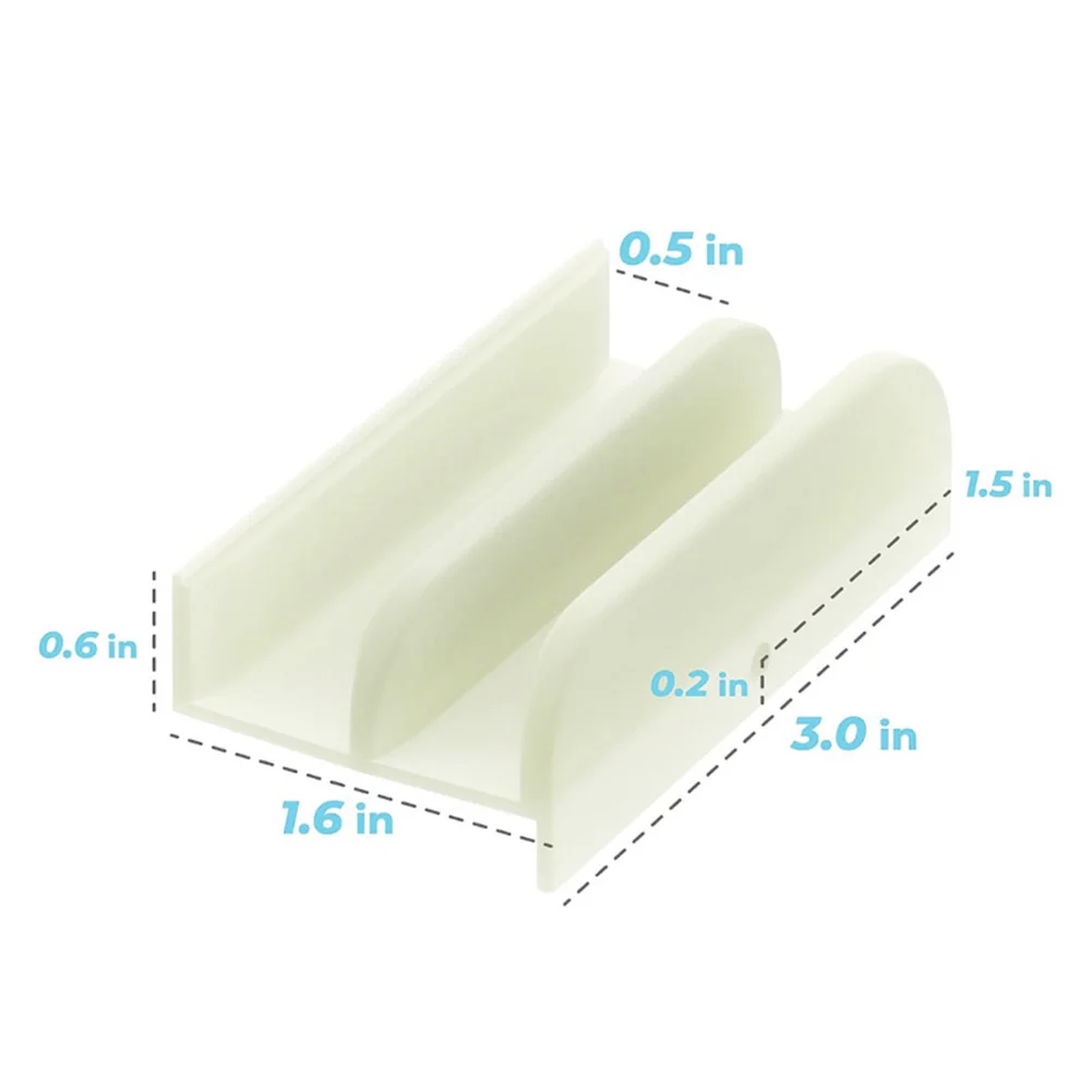 Sliding Shower Door Bottom Guide Rail Moving Door Track Push Pull Sliding Gate Double Chute Guide Shower Wheel Track