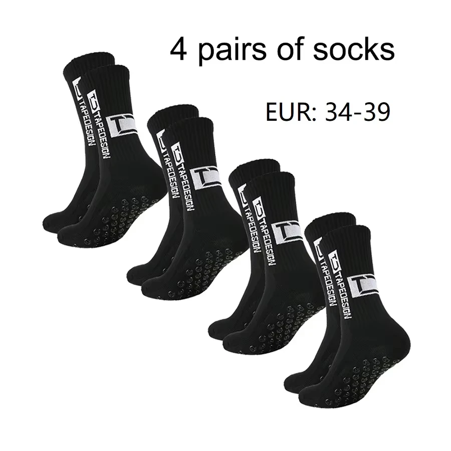 1/4/6 pairs of Children's and Women's non slip socks 2