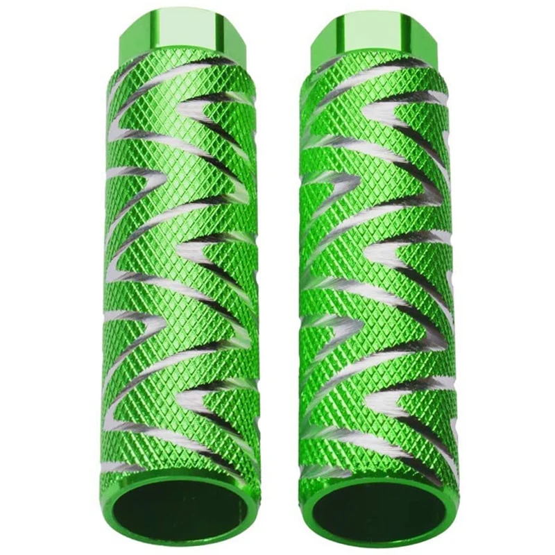 2 Pcs Aluminum Alloy Bike Pegs BMX Pedals Fit 3/8 Inch Axles Bicycle