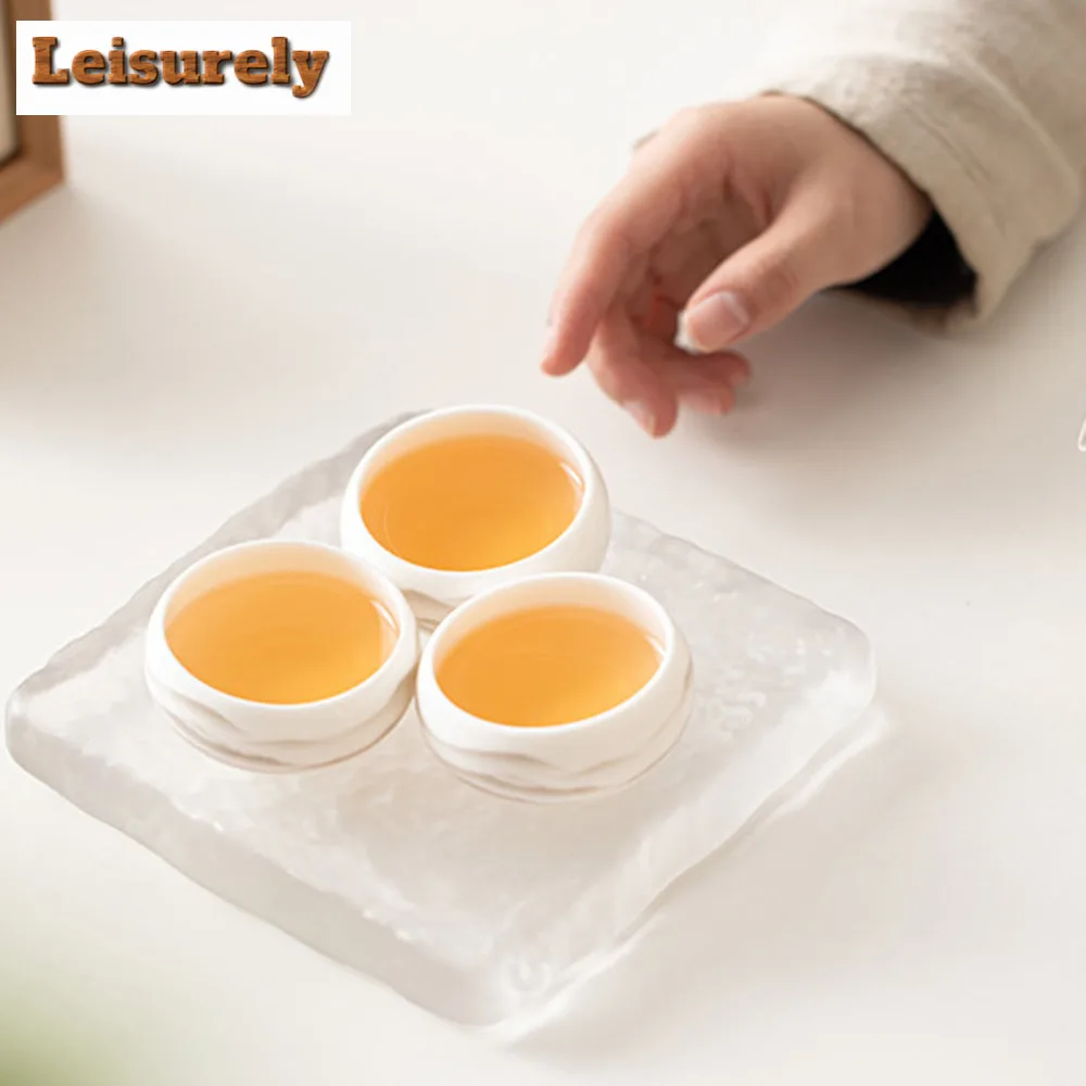 2pc/set Sheep Butter Jade Porcelain Teacup Ink Mountain Master Cup Small Tasting Tea Bowl Arhat Personal Mug Zen Kung Fu Teaware