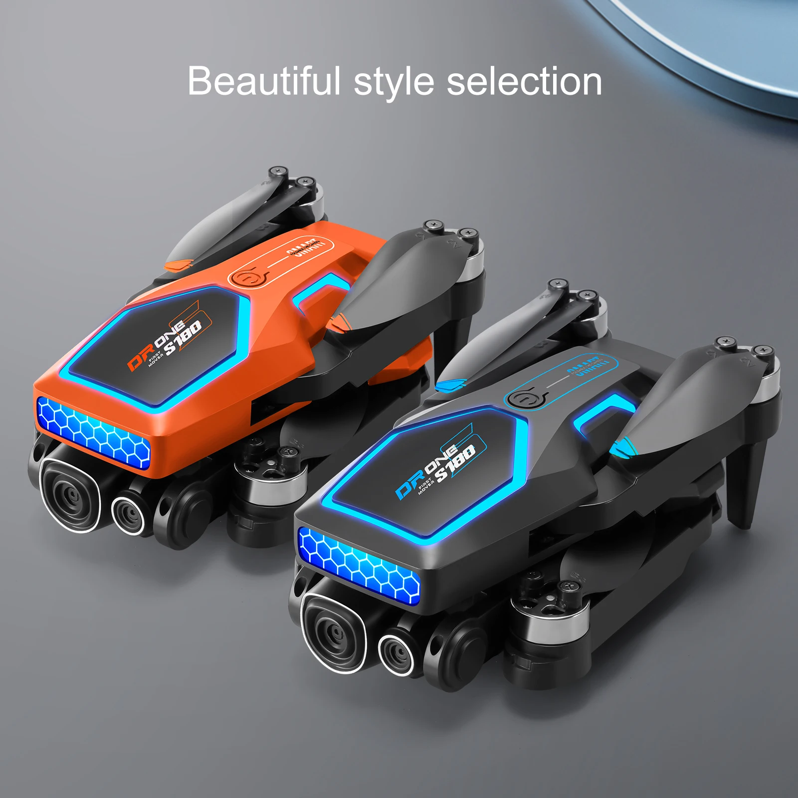 Description Picture 3 of itemIconic Brand 2024 NEW S180 MAX Drone Professional 8K ESC HD Triple-Camera Aerial Dron Optical Flow Brushless Avoidance Foldable UAV