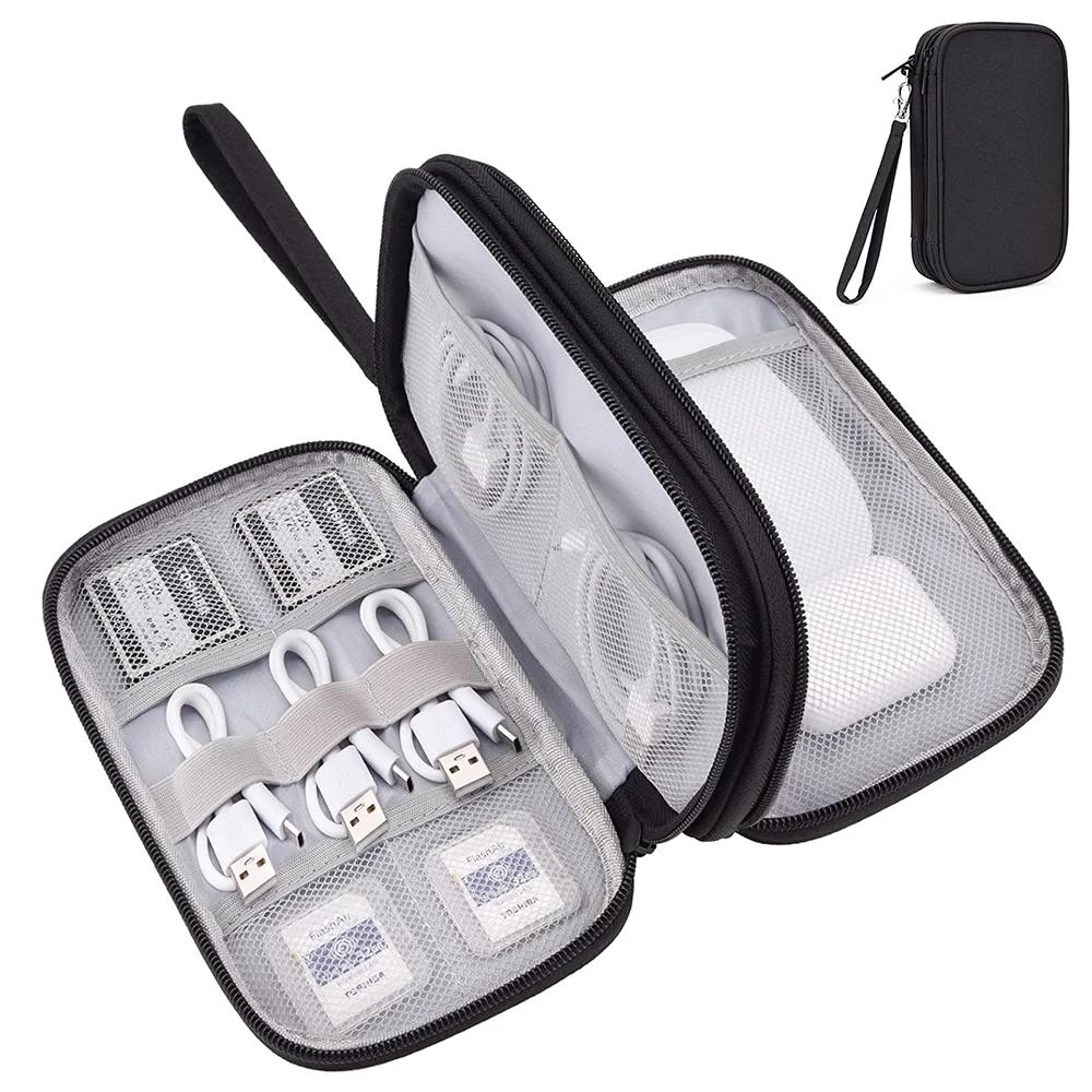 Travel Case Cables Chargers Charger Cable Storage Bag Portable Bag Organize Cables Storage