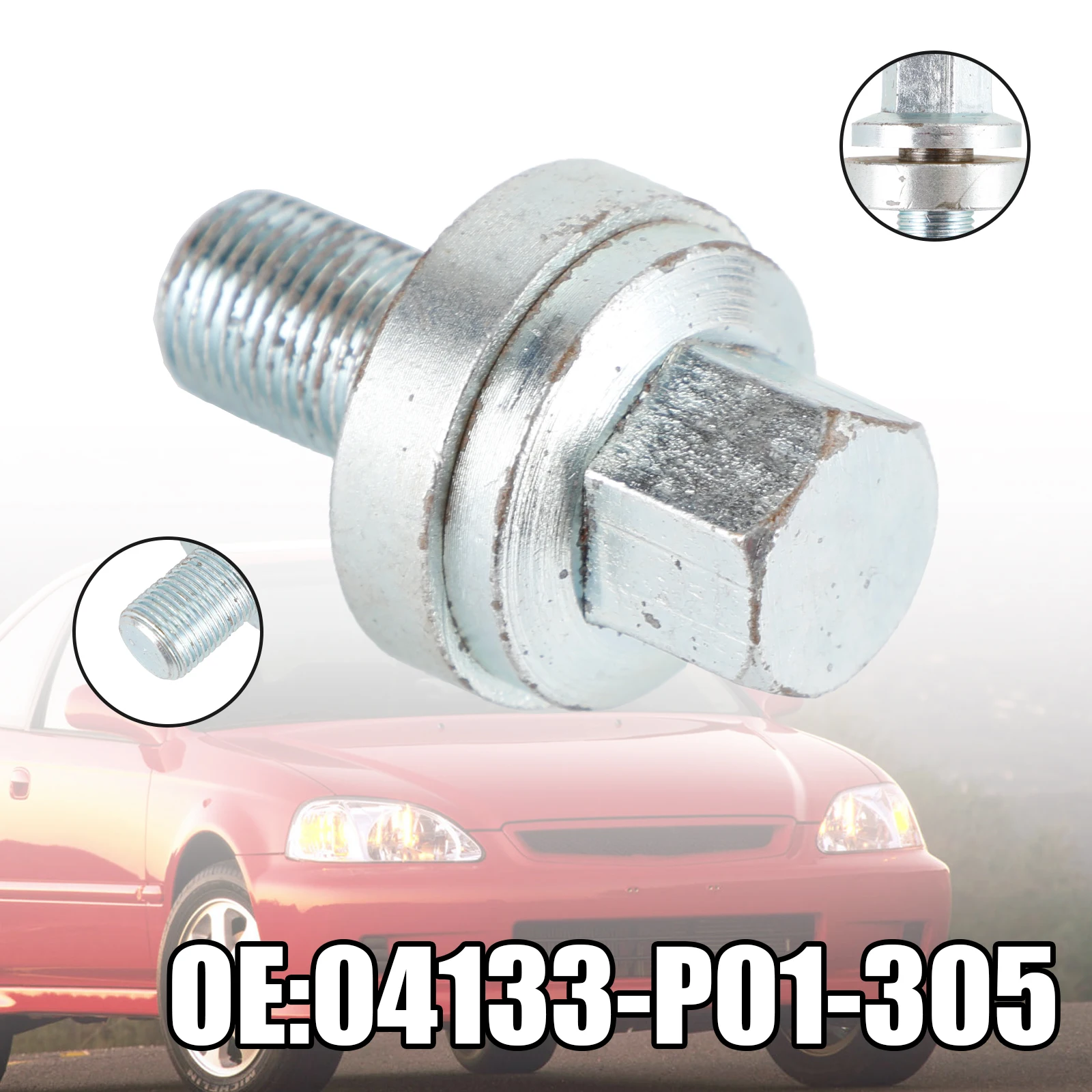 Crank Pulley Bolt D16Z6 D16 D15 D16Y8 For Honda Civic 1988-2000, Del Sol, CRX - Part 04133-P01-305