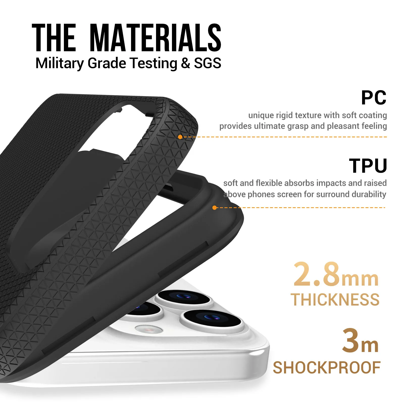 Ultimate Military-Grade Phone Protection Case - Durable Cover with Enhanced Defense