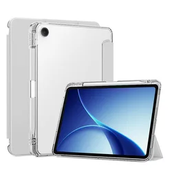 Magnetic Smart Stand Case with Pencil Holder for OnePlus Pad GO2 12.1 (Gray)
