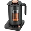 Electric Kettle, INTASTING Wide Opening Glass Kettle with Tea Infuser, 9 Smart Presets, Auto Memory, Mute, 1200W Fast Heating 1