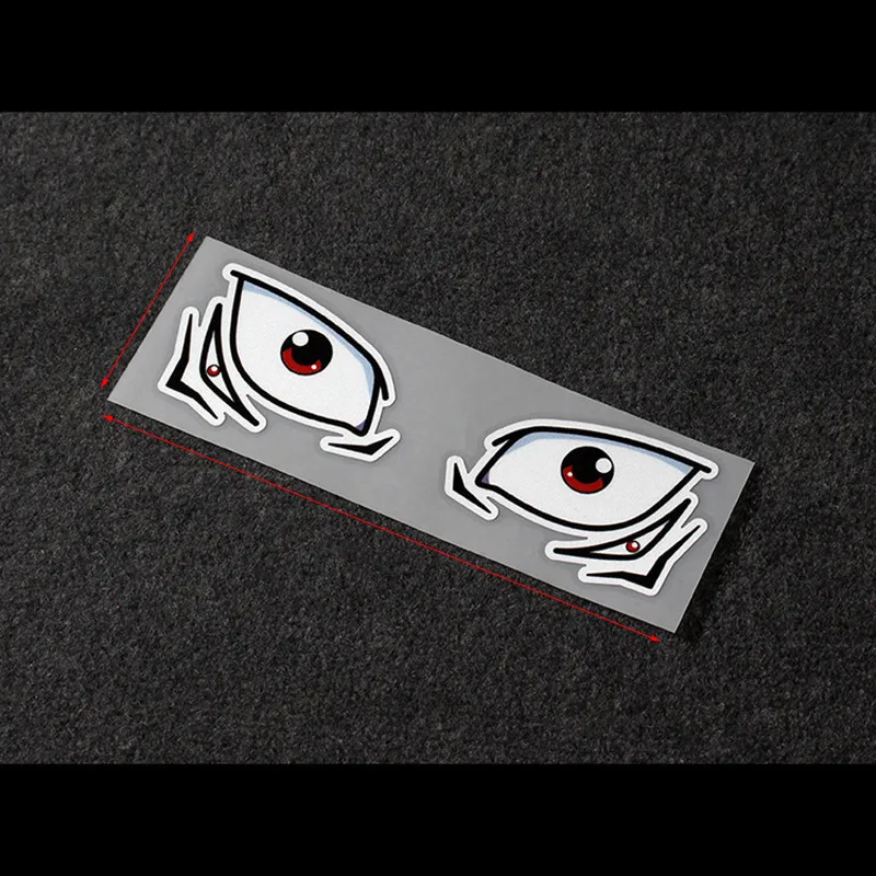 thumbnail image 1 of Pegatinas de figura de anime Naruto Uchiha Itachi Sharingan Madara Rinnegan pegatinas de ojos pegatinas reflectantes para ventana de casco de luz de coche, 1 of 5