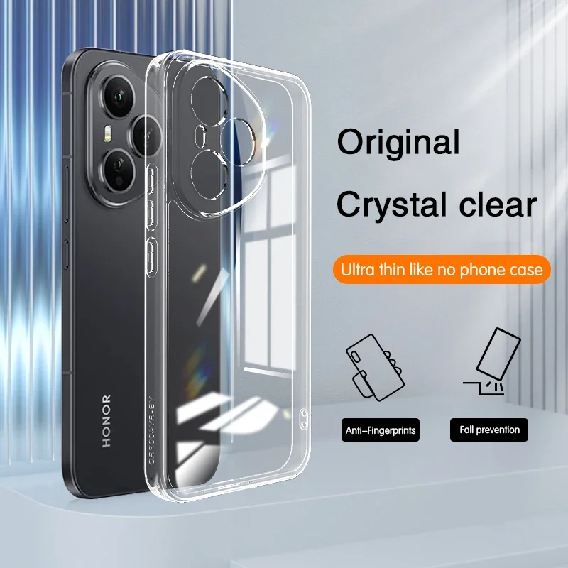 Soft TPU Transparent Phone Case with Clear Lens Protection - Ultra Thin Back Cover