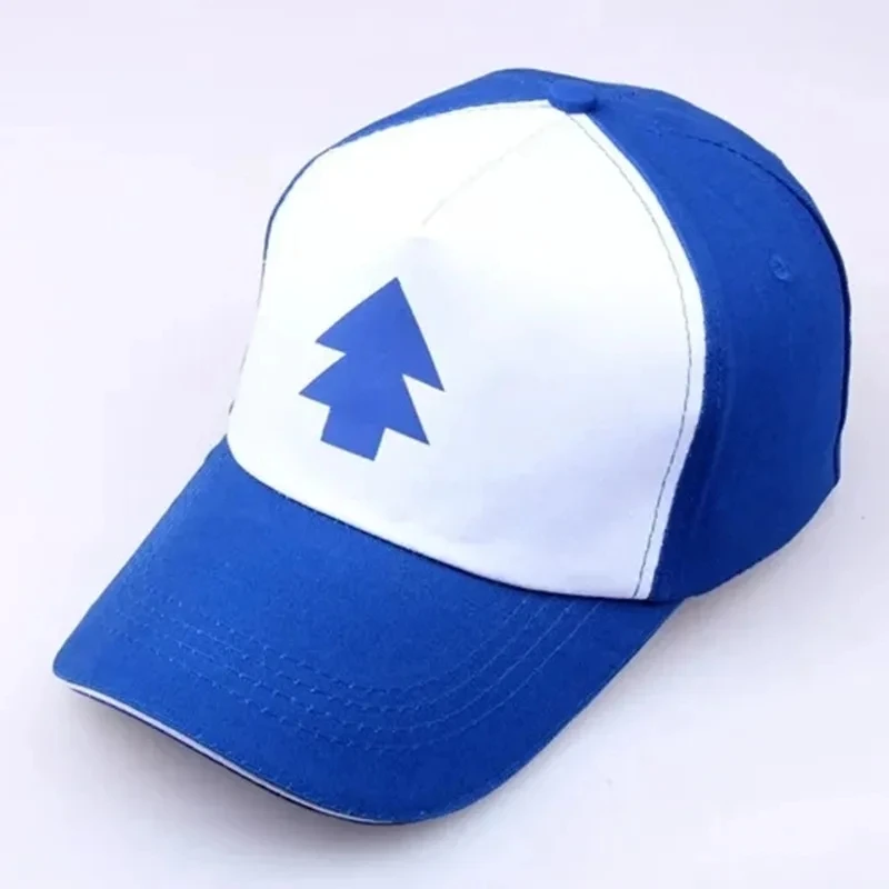 Anime Cartoon Pines Hats Gravity Falls Dipper Baseball Caps Cosplay Hat Canvas Adjustable Boys Pine Cap Accessories
