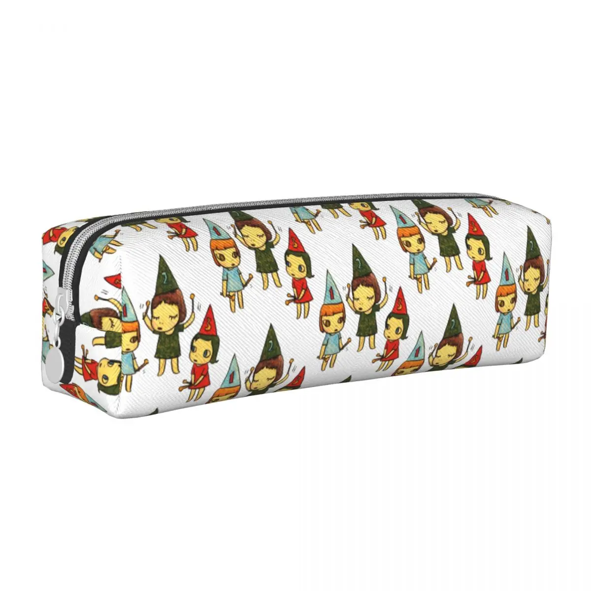 

Classic Yoshitomo Nara Three Girl Pencil Cases Pencil Box Pen for Student Big Capacity Bags School Supplies Cosmetic Stationery