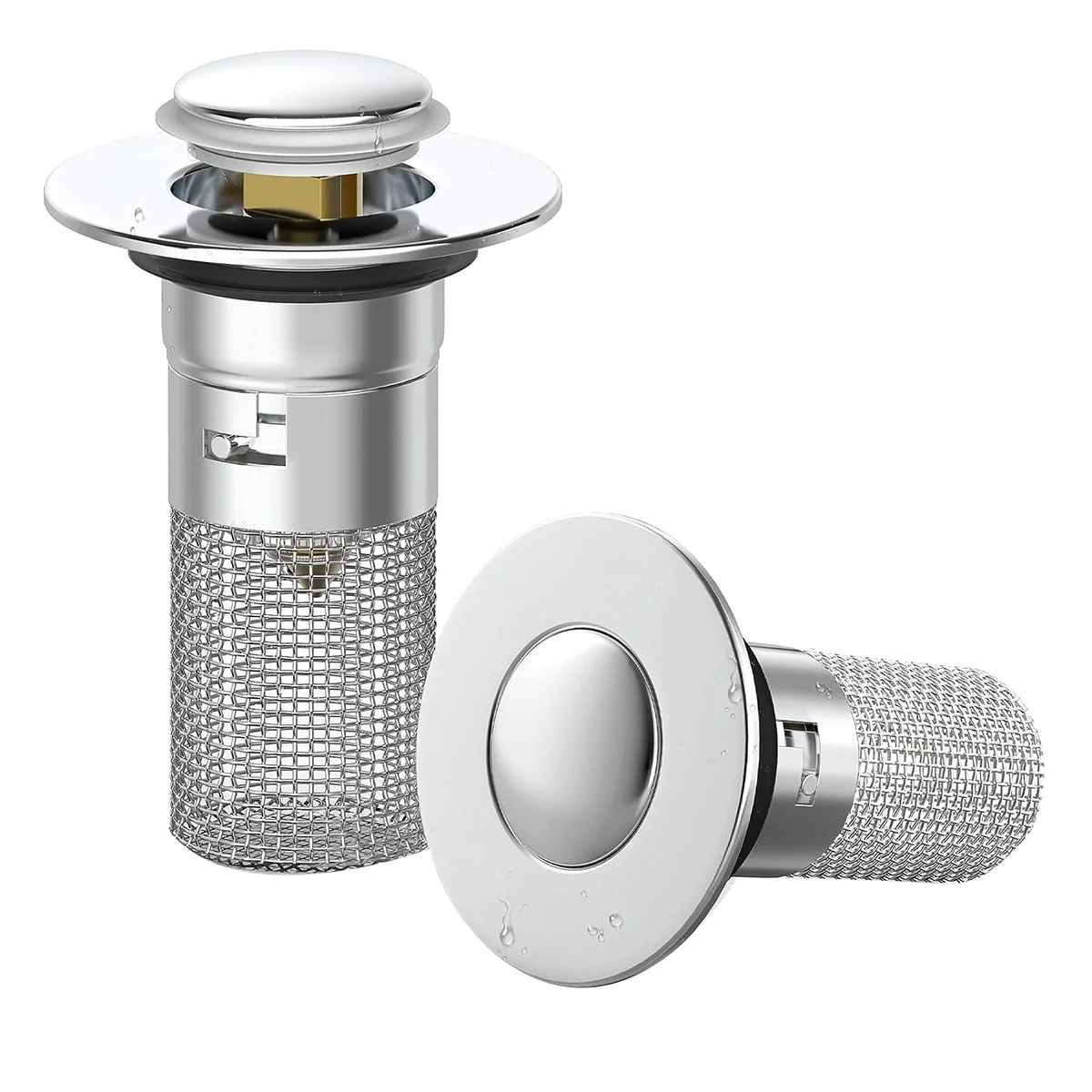 

Пробка для раковины ванной комнаты, сливное сито для раковины со съемным фильтром, сетка для волос, ванна против засорения