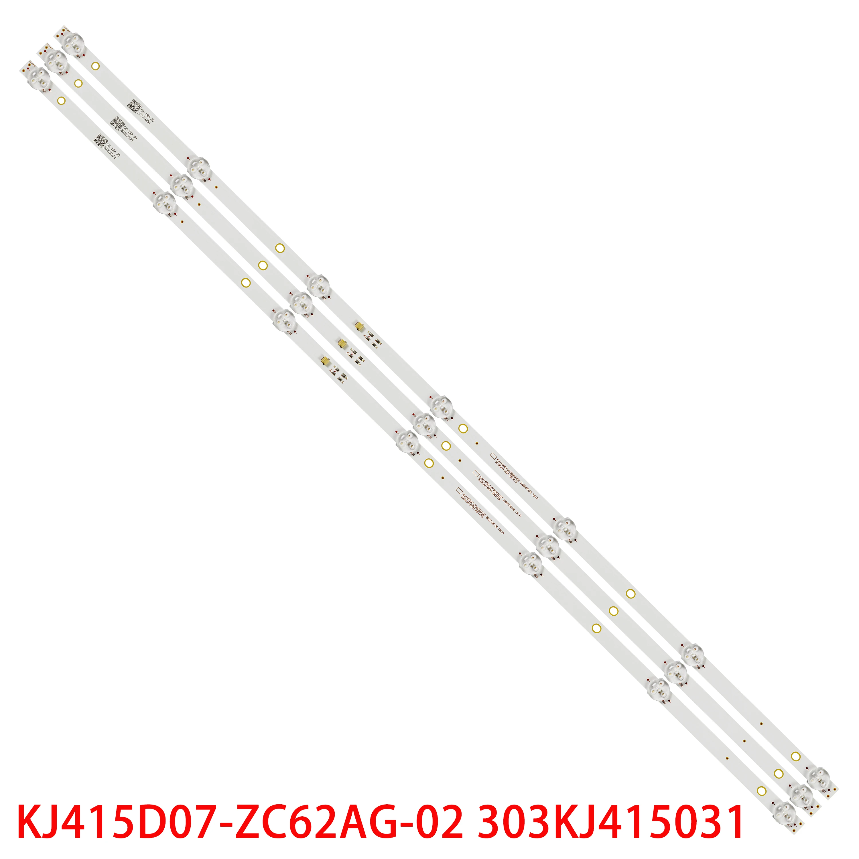 

3pcs/set 7leds 765mm LED backlight strip for KJ415D07-ZC62AG-02 303KJ415031 Blackton Bt 42S01B_V1 JE415D3HA0L 42X8 42Y8