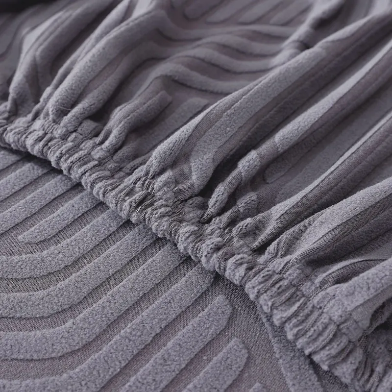 1 PC Sofa Seat Cover elastic jacquard Slipcover for Living Room easy to clean Couch Cover a pattern of stripes 6