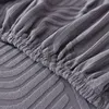1 PC Sofa Seat Cover elastic jacquard Slipcover for Living Room easy to clean Couch Cover a pattern of stripes 6