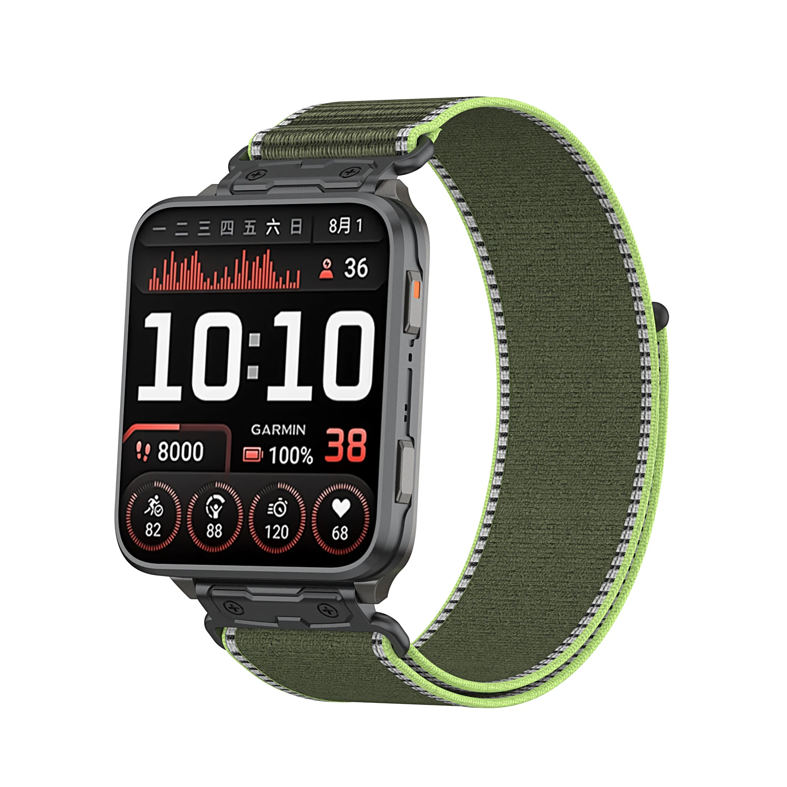 Nylon Weave Sports Wristband - Adjustable Fashion Strap Accessories