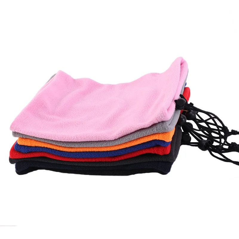 Kids Scarf Tube Style Winter Kids Children Scarves Bandana Headwear Adjustable Drawstring Scarf Multifunctional Warm Neck Cover Ear Warmer kids scarf