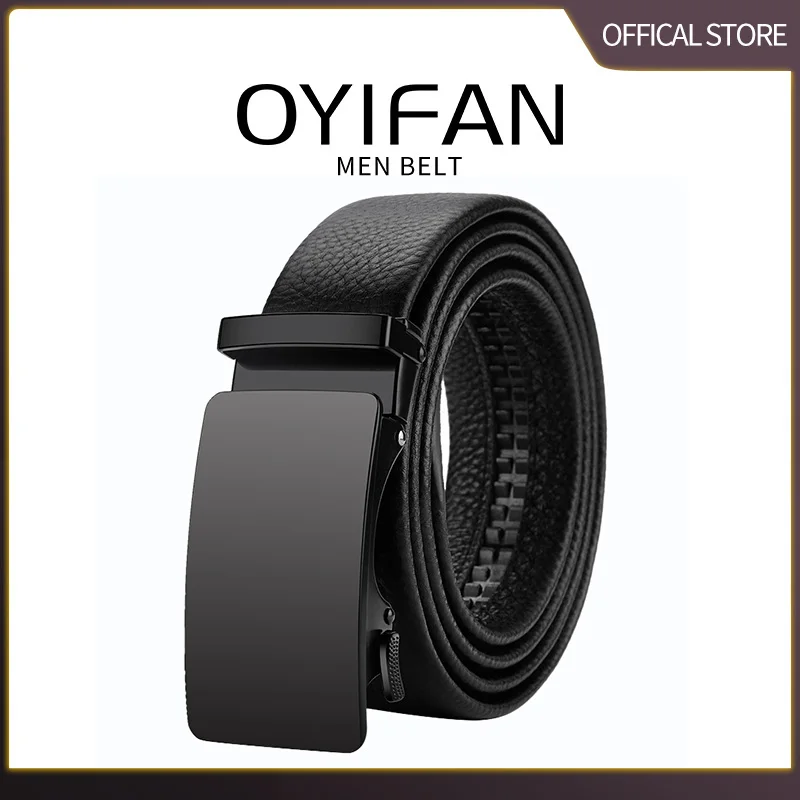 Leather Belt Men Genuine Leather Belt for Men Mens Belts Waistband Male Man Waist Automatic belts Business belts - 2