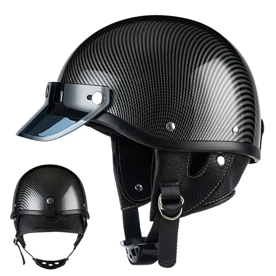 

Retro Vintage Motorcycle Helmet Men Summer Casque Moto Open Face Scooter Biker Motorbike Racing Riding Helmet Cascos Para Moto