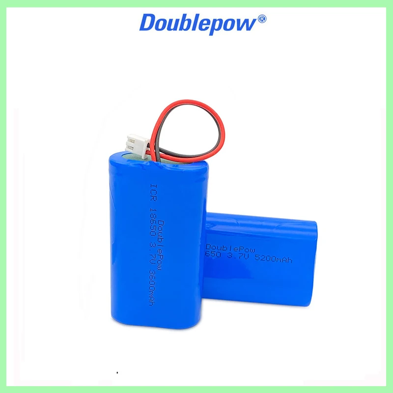 Bloco de Bateria de Lítio 3600 5200mah Bateria Recarregável Equipamento de Monitoramento Placa de Proteção Mais Xh2.542p Plug 3.7v 18650 - Image 3
