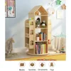 Rotating Bookshelf 360 Display Floor Standing Bookcase Storage Rack Children's Bookshelf,  Storage Book Display Case Bookrack 4