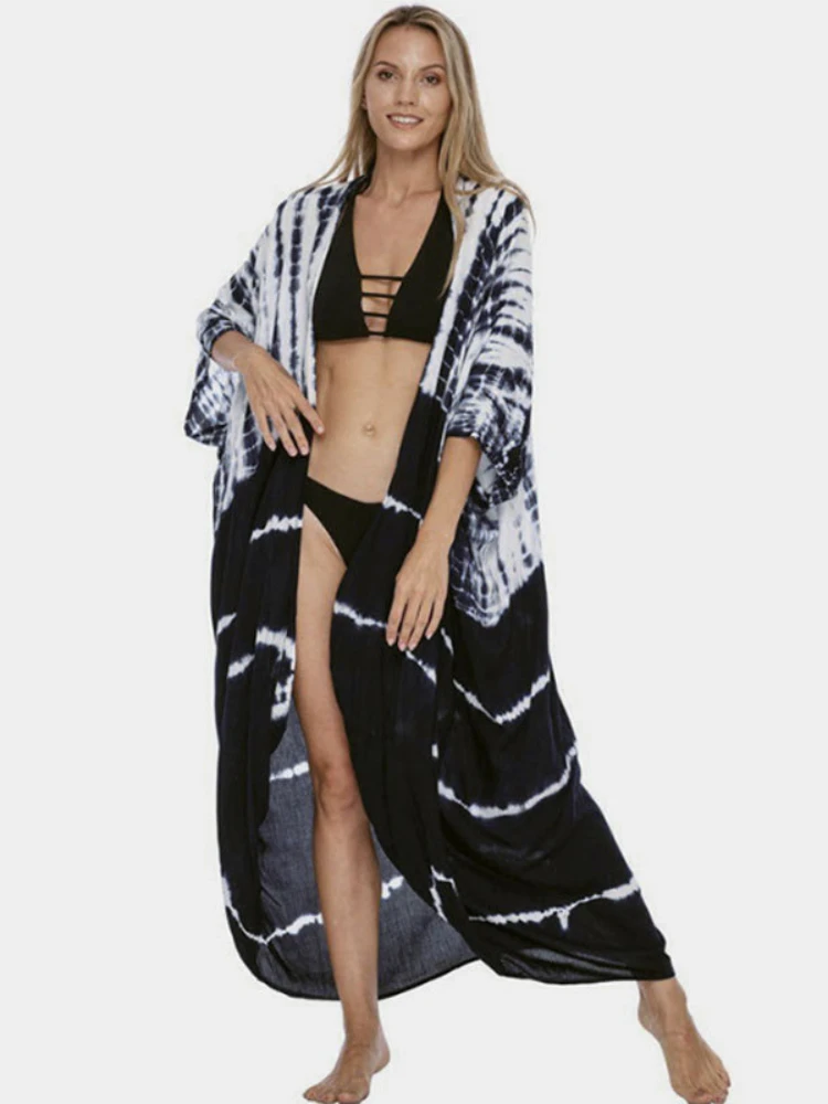 white beach kimono