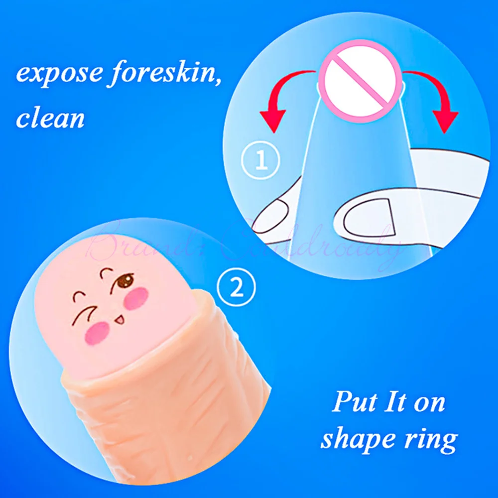 Male Sex Toys 2PCS Penis Ring Erection Enlargement Elastic Cockring Girth Enhancer Dick Sleeve Delay Ejaculation Sex Toys for Men