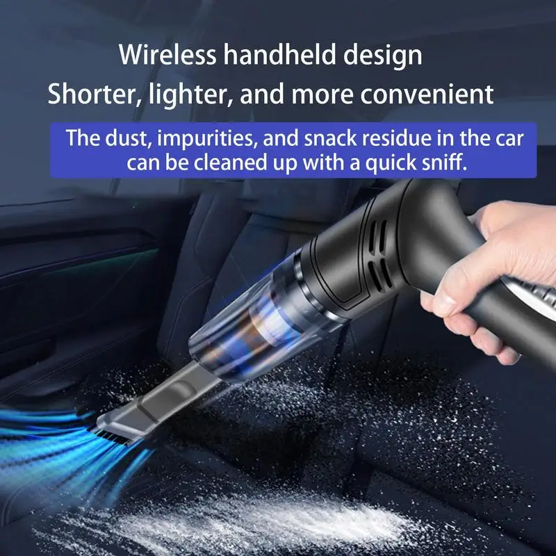 

120000Pa Wireless Car Vacuum Cleaner Portable Handheld High-power Vacuum Cleaner Car Home Dual Purpose Wireless Dust Catcher