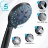 Shower Set 12 Inch ABS Starry Ceiling Showerhead Handheld Sprayer Concealed System 3