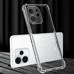 Transparent Shockproof Airbag Soft Silicone Phone Case with Clear Back Cover for Reno 15 5G China