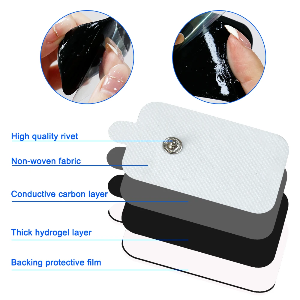 Electrostimulation Electrode Patch TENS Self Adhesive Pulse Gel Sticker EMS Muscle Stimulator Acupuncture Massager Replacement electrode pads,muscle stimulator,massage gel pads,muscle massager,massage tool