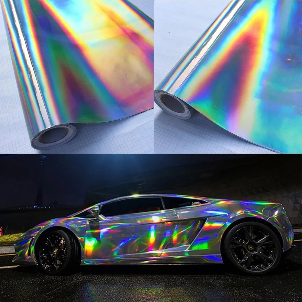 Kaufe 30/50/100 x152CM Auto Abdeckungen Chrom Vinyl Auto Wrap Dekoration  Film Aufkleber Aufkleber Blase Kostenlose Car Wrapping Styling Aufkleber