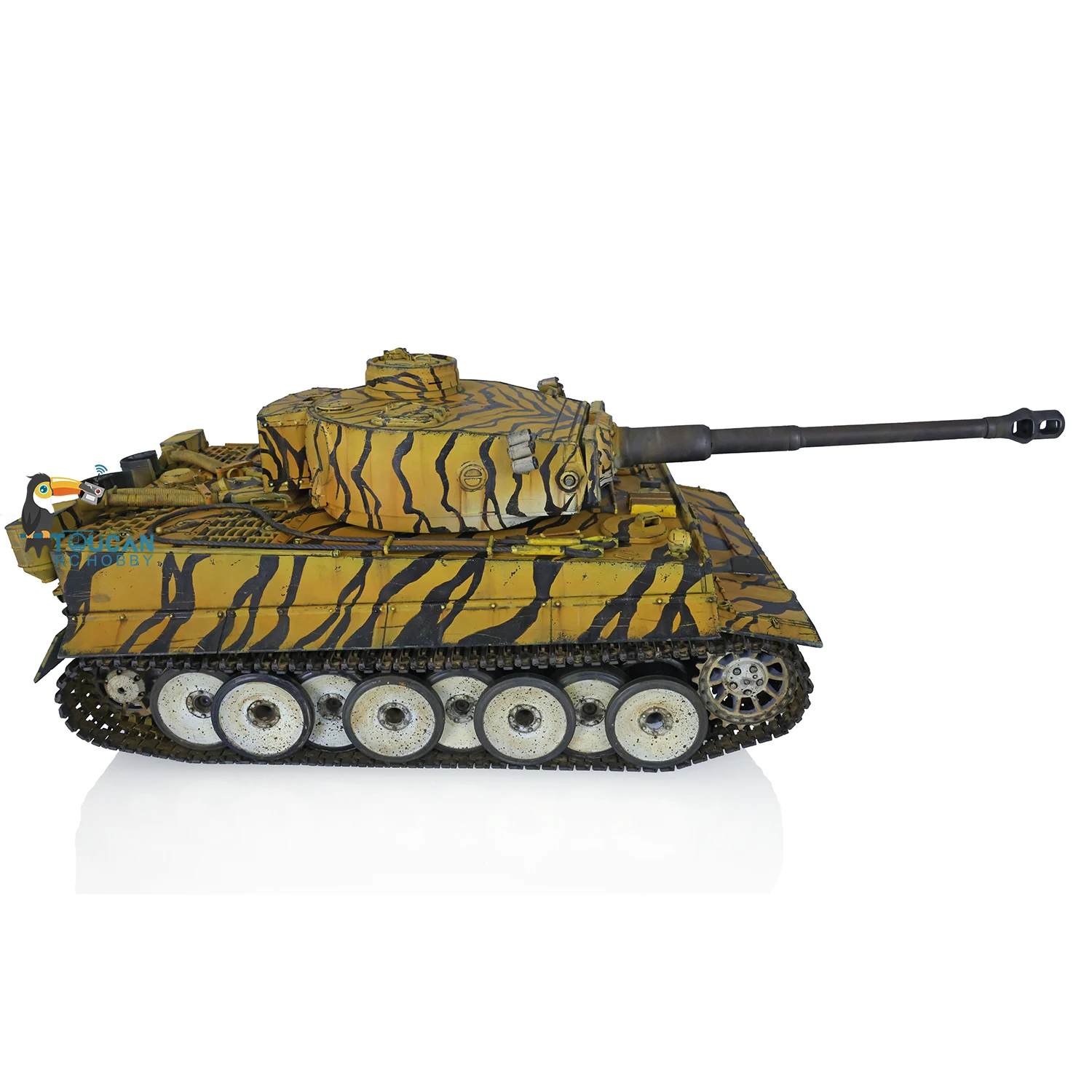Henglong TK7.0 Tiger I RTR RC Tank 1:16 3818 FPV Camera Hand Painted Color Toys Gift Toys 4